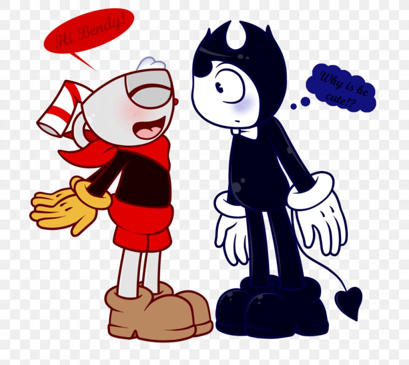 Bendy And The Ink Machine Cuphead Drawing, PNG, 1024x914px, Bendy And The Ink Machine, Art, Boy, Cartoon, Comics Download Free
