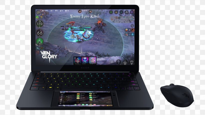 Laptop Razer Phone The International Consumer Electronics Show Android Razer Inc., PNG, 3840x2160px, Laptop, Android, Computer, Computer Accessory, Computer Hardware Download Free