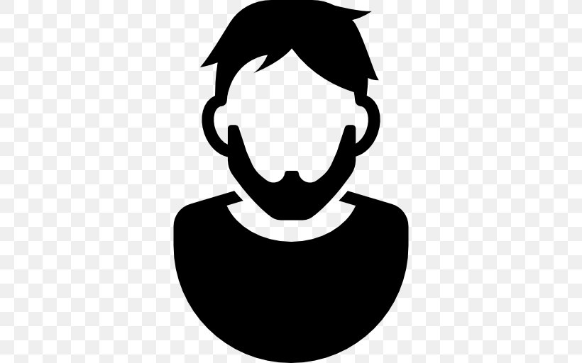 Beard Male, PNG, 512x512px, Beard, Artwork, Black, Black And White, Face Download Free