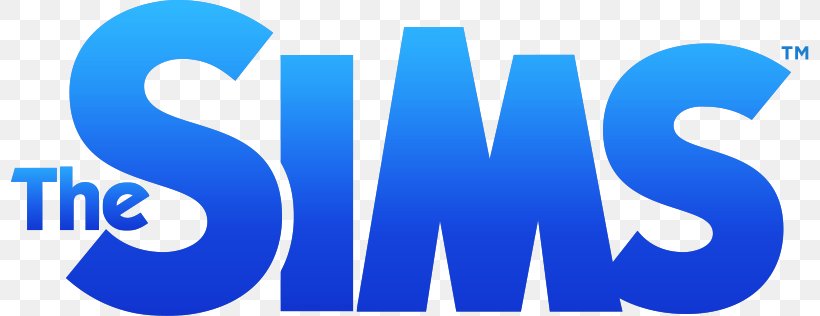 The Sims 4 Logo Font, PNG, 798x316px, Sims 4, Area, Blue, Brand, Logo Download Free