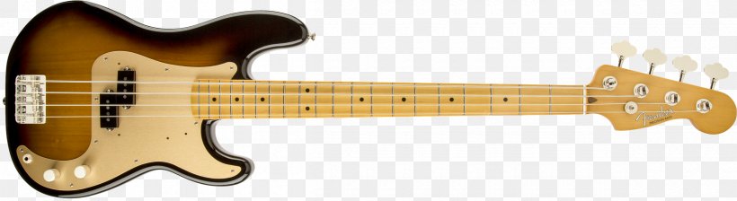 Fender Precision Bass Fender Stratocaster Fender Mustang Bass Bass Guitar, PNG, 2400x657px, Watercolor, Cartoon, Flower, Frame, Heart Download Free