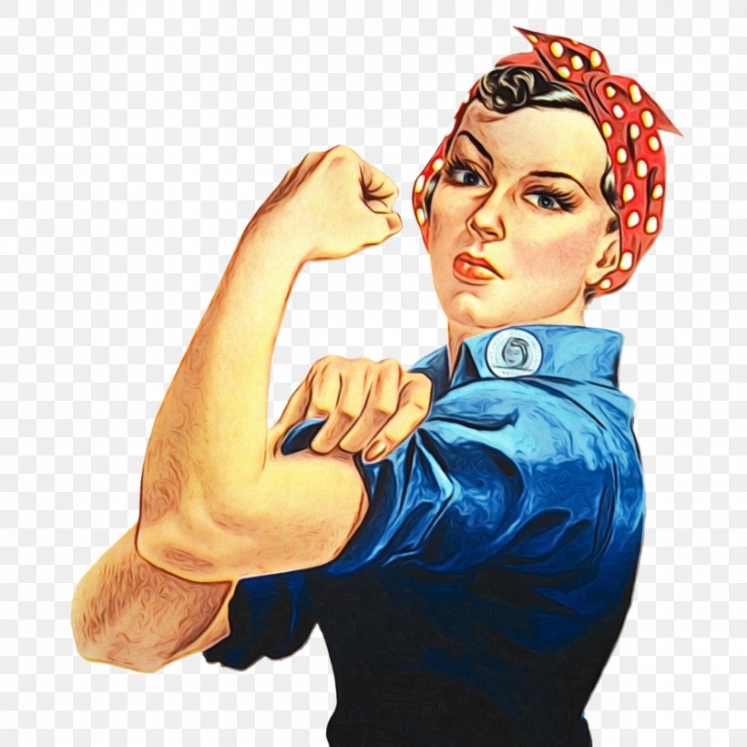 We Can Do It! Rosie The Riveter World War II Illustration Image, PNG, 1200x1200px, We Can Do It, Arm, Art, Cartoon, Feminism Download Free