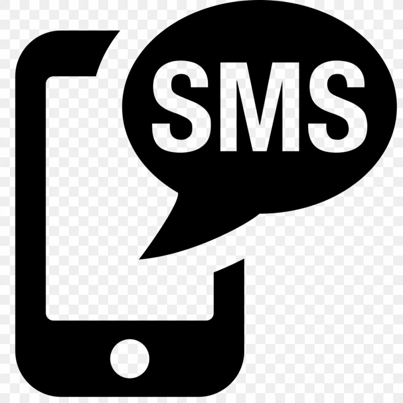 SMS Text Messaging Icon Design IPhone, PNG, 1024x1024px, Sms, Area, Black And White, Brand, Bulk Messaging Download Free