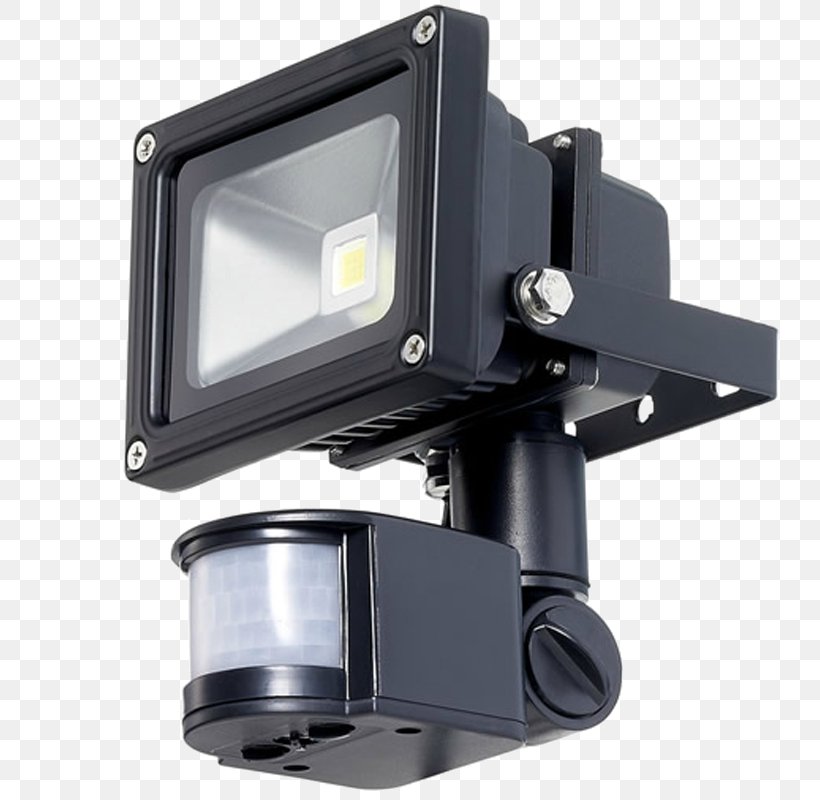 Floodlight Passive Infrared Sensor Motion Sensors LED Lamp, PNG, 800x800px, Light, Brightness, Computer Monitor Accessory, Floodlight, Hardware Download Free