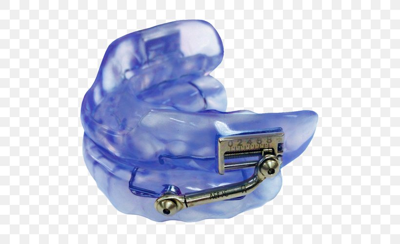 Mandibular Advancement Splint Dentistry Snoring Mouthguard, PNG, 500x500px, Mandibular Advancement Splint, Apnea, Blue, Cobalt Blue, Continuous Positive Airway Pressure Download Free