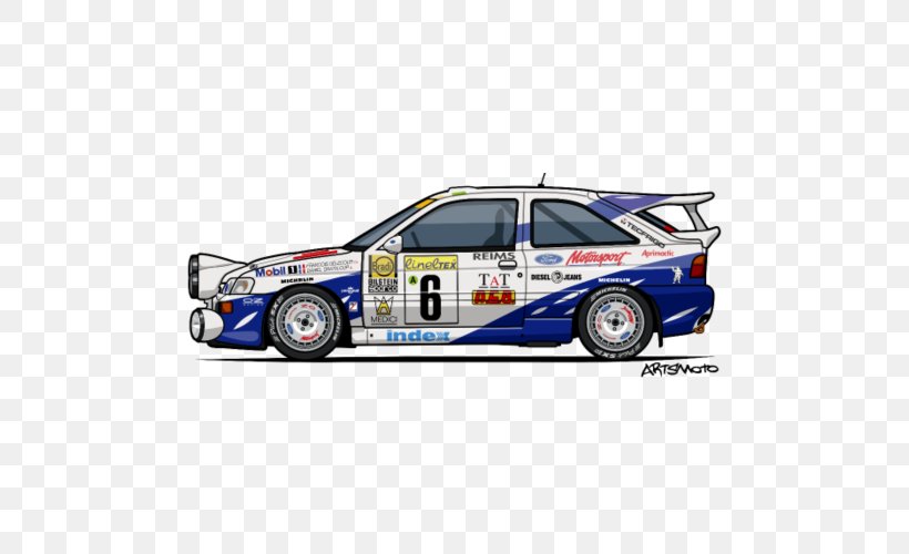 Ford Escort RS Cosworth Monte Carlo Rally World Rally Championship, PNG, 500x500px, Ford, Automotive Design, Automotive Exterior, Bumper, Car Download Free