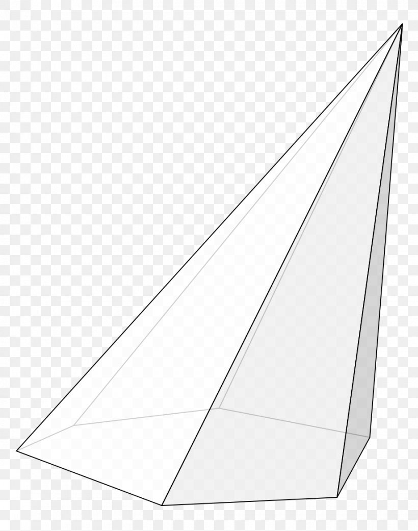 Triangle Point Pyramid Polyhedron Polygon, PNG, 920x1168px, Triangle, Altitude, Area, Black And White, Edge Download Free