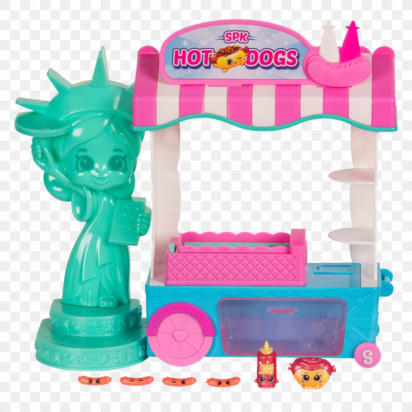 Hot Dog Stand New York City Shopkins Moose Toys, PNG, 1000x1000px, Hot Dog, Amazoncom, Doll, Hot Dog Stand, Location Download Free