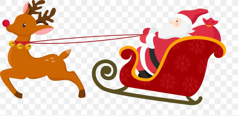 Santa Claus's Reindeer Santa Claus's Reindeer Christmas Card, PNG, 1355x665px, Santa Claus, Art, Christmas, Christmas Card, Christmas Decoration Download Free