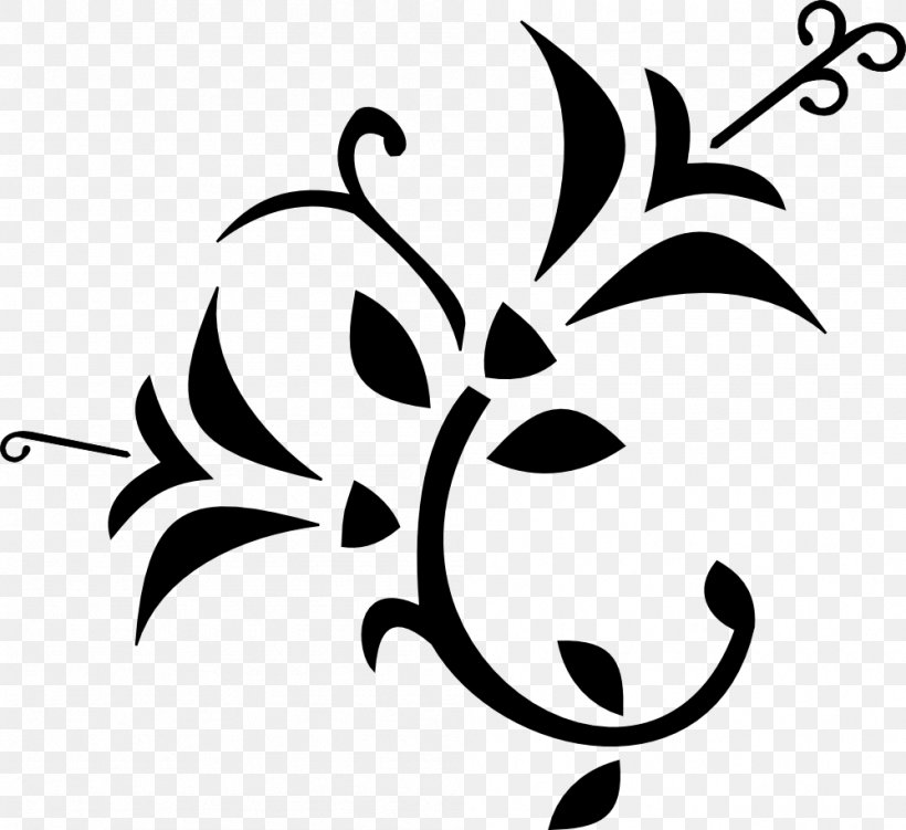 Flower Clip Art, PNG, 999x915px, Flower, Artwork, Black, Black And White, Branch Download Free