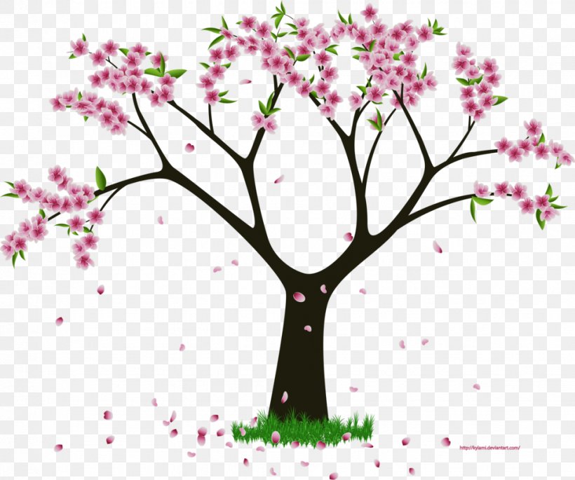 Flower Woody Plant Tree, PNG, 977x817px, Flower, Art, Blossom, Branch, Cherry Blossom Download Free