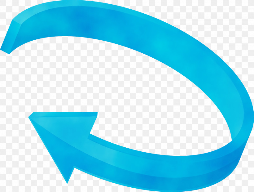 Turquoise Aqua Circle, PNG, 3000x2268px, Eco Circulation Arrow, Aqua, Circle, Paint, Turquoise Download Free