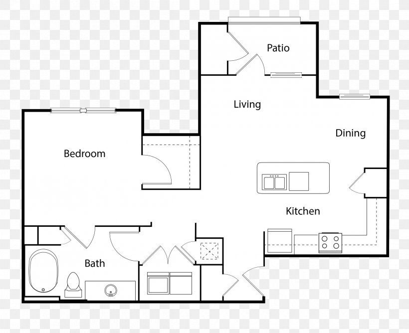 Boulevard At Lakeside Apartments Floor Plan Oklahoma City Paper White, PNG, 2400x1957px, Floor Plan, Amenity, Apartment, Area, Black And White Download Free