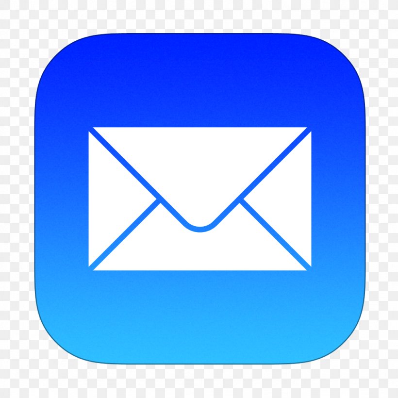 Email IOS 7, PNG, 1024x1024px, Mail, App Store, Area, Blue, Electric Blue Download Free