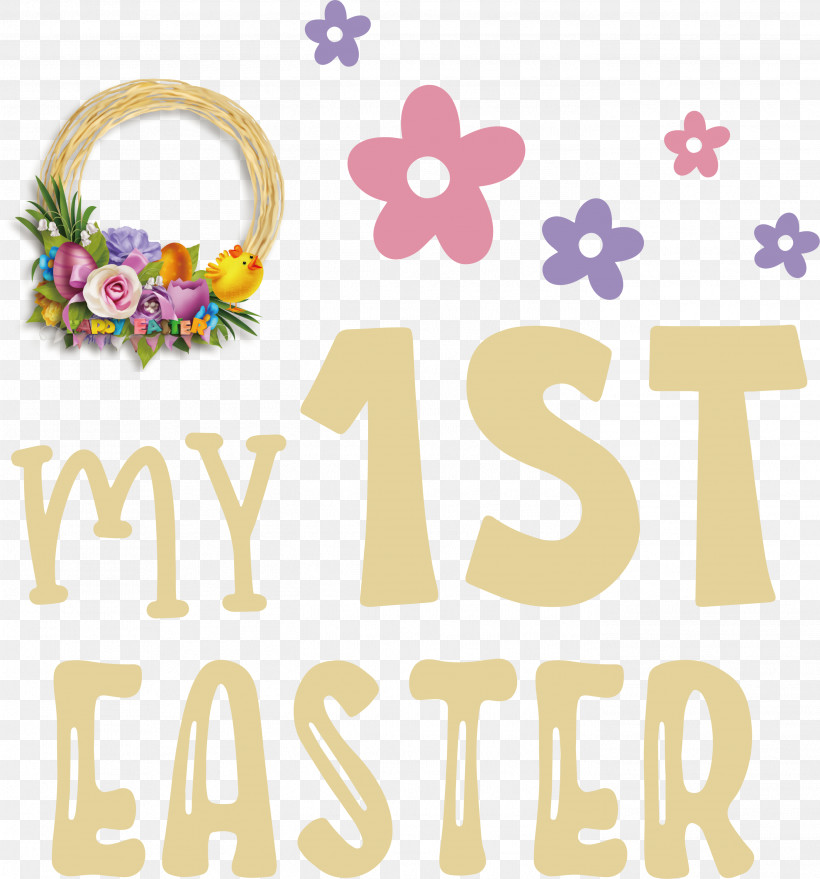 Happy Easter Day My 1st Easter, PNG, 2796x3000px, Happy Easter Day, Happiness, Human Body, Jewellery, Line Download Free