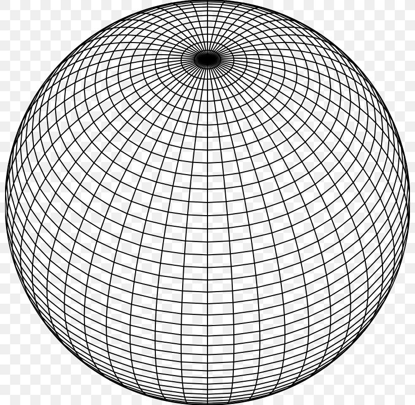 Sphere Shape Ball Grid Line, PNG, 800x800px, Sphere, Ball, Black And White, Euclidean Space, Grid Download Free