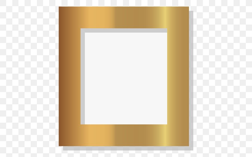 Picture Frames Line Pattern Product Design Angle, PNG, 512x512px, Picture Frames, Orange, Picture Frame, Rectangle, Text Download Free