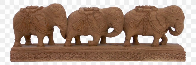 Wood Carving African Elephant Indian Elephant, PNG, 3160x1057px, Wood Carving, Acrylic Paint, African Elephant, Animal Figure, Animal Figurine Download Free