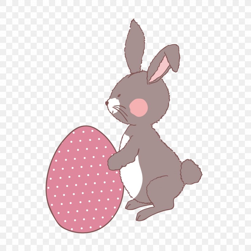 Easter Bunny European Rabbit Illustration, PNG, 1500x1500px, Easter Bunny, Animation, Cartoon, Drawing, Easter Download Free