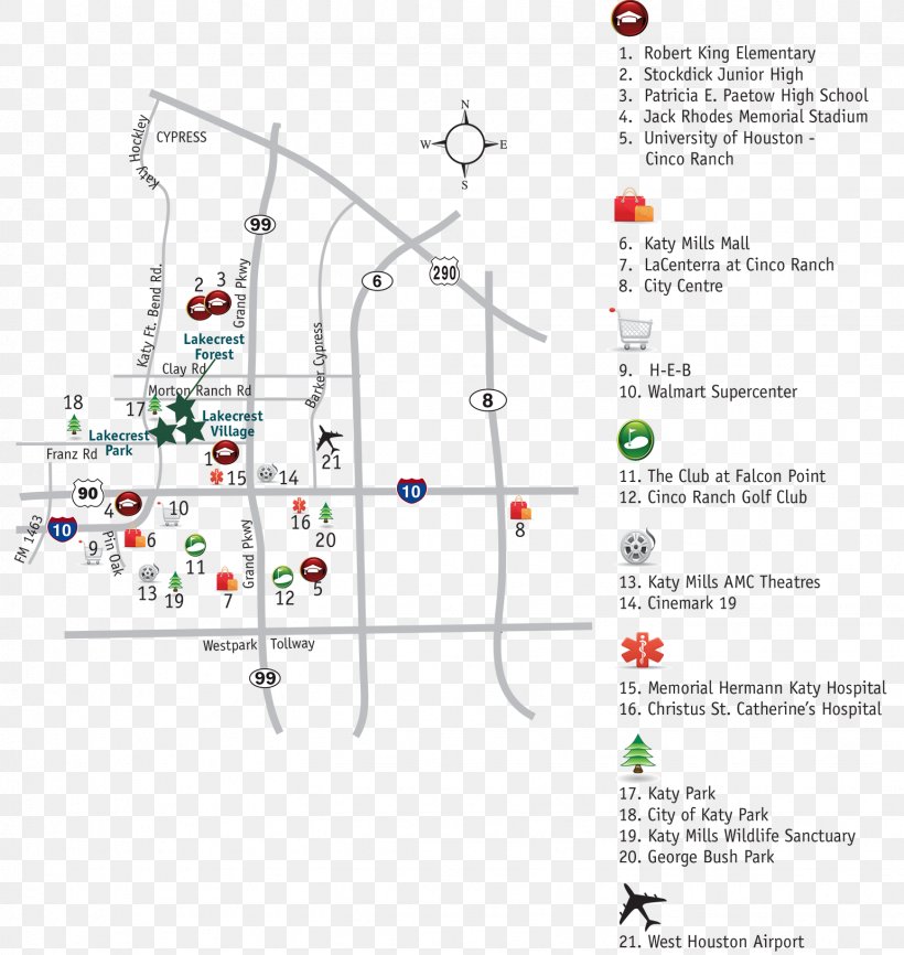Katy Map Lakecrest Park Drive Diagram, PNG, 1542x1629px, Katy, Area, Community, Diagram, Houston Download Free