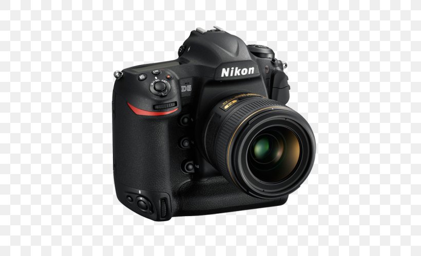 Nikon D500 Digital SLR Camera, PNG, 500x500px, Nikon D5, Autofocus, Camera, Camera Accessory, Camera Lens Download Free