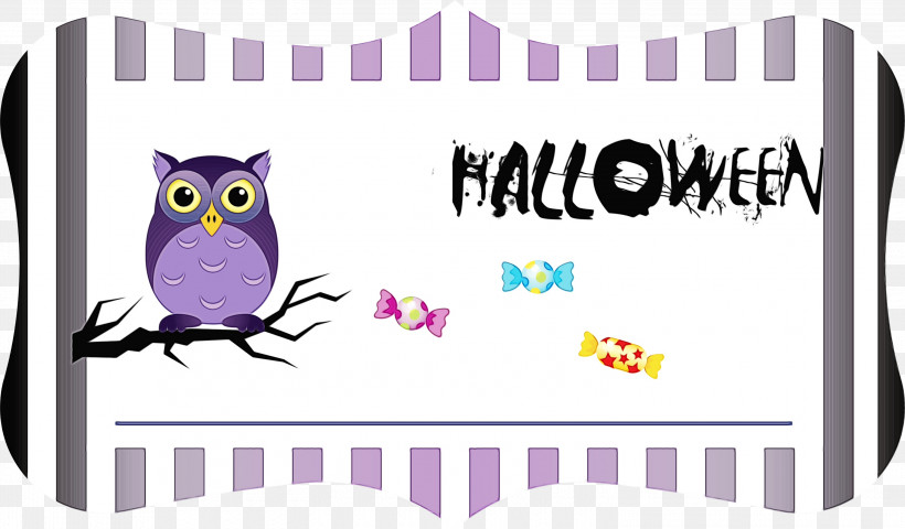 Owl M Birds Logo Meter Cartoon, PNG, 3000x1758px, Happy Halloween, Beak, Bird Of Prey, Birds, Cartoon Download Free
