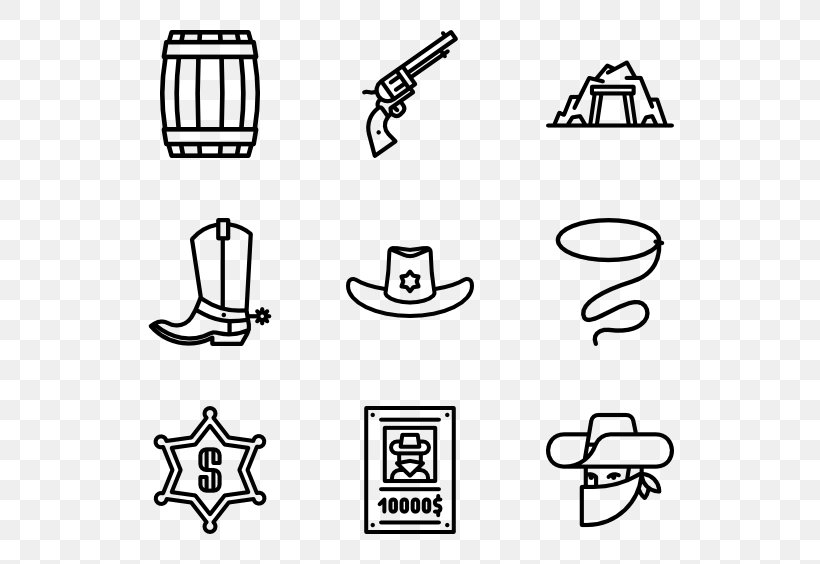 Wild West, PNG, 600x564px, Italian Cuisine, Area, Art, Black, Black And White Download Free