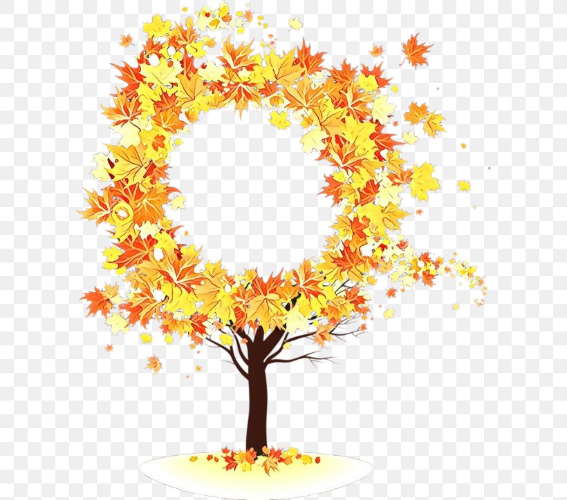 Autumn Tree, PNG, 600x724px, Cartoon, Autumn, Autumn Leaf Color, Borders And Frames, Heart Download Free