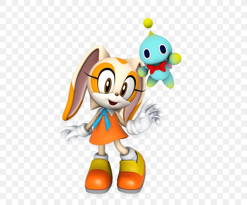Cream The Rabbit Tails Shadow The Hedgehog Sonic Free Riders Vanilla The Rabbit, PNG, 504x680px, Cream The Rabbit, Cartoon, Chao, Fictional Character, Figurine Download Free
