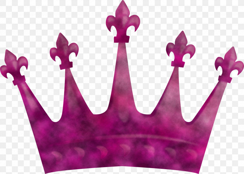 Crown, PNG, 3000x2147px, Crown, Hair Accessory, Headgear, Headpiece, Magenta Download Free