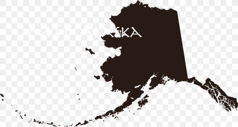 Flag Of Alaska Map, PNG, 983x526px, Alaska, Black And White, Blank Map, Brand, Drawing Download Free