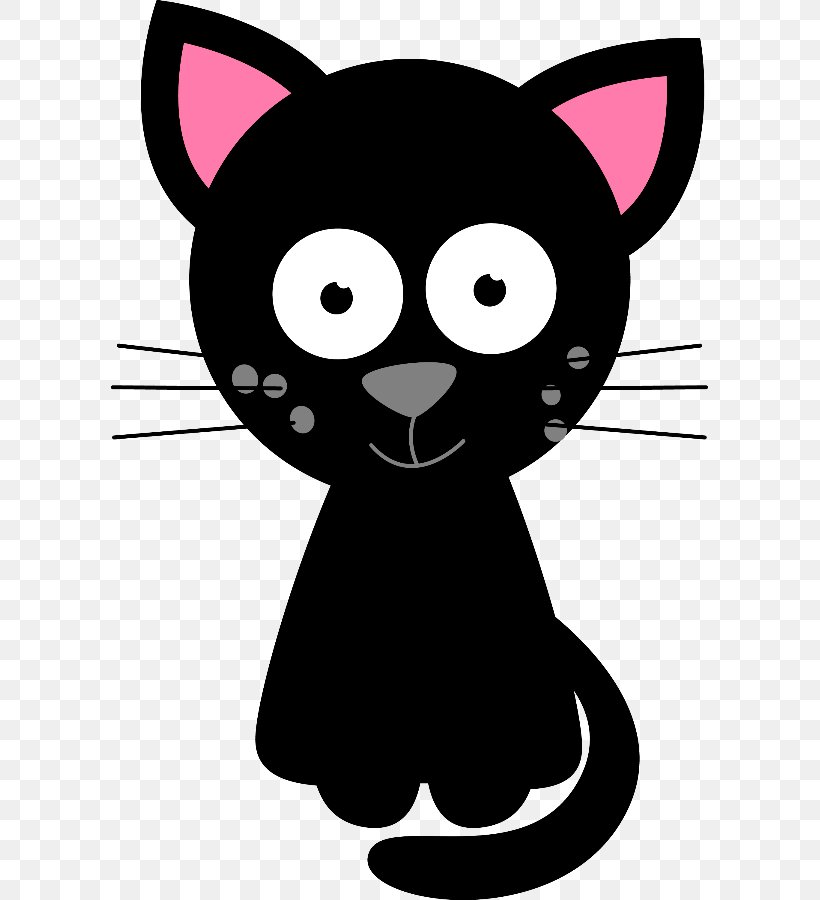 Kitten Whiskers Clip Art Black Cat Dog, PNG, 597x900px, Kitten, Adhesive, Animal, Black Cat, Calico Cat Download Free