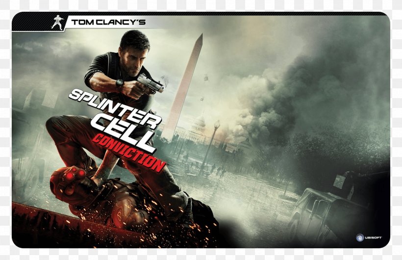 Tom Clancy's Splinter Cell: Conviction Tom Clancy's Splinter Cell: Blacklist Tom Clancy's Splinter Cell: Double Agent Sam Fisher Stealth Game, PNG, 1784x1154px, Sam Fisher, Brand, Cooperative Gameplay, Film, Gameloft Download Free