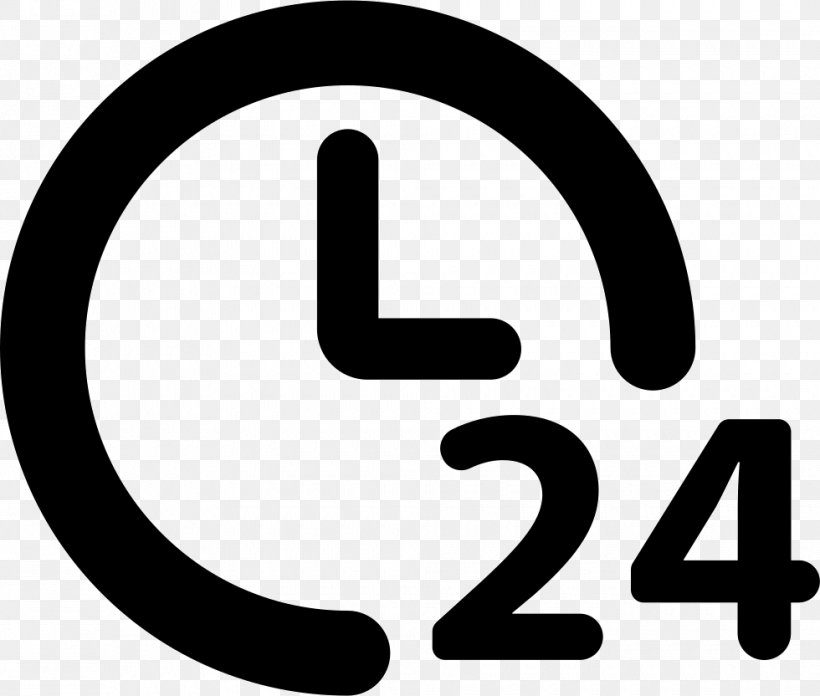 24 HOURS, PNG, 980x832px, Symbol, Area, Black And White, Brand, Cdr Download Free