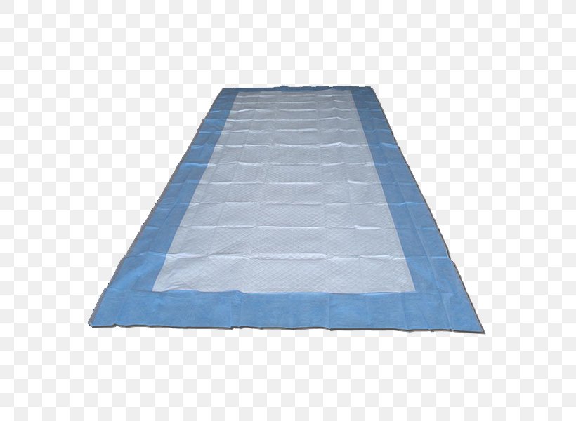 Bed Sheets Disposable Mattress Protectors Rectangle, PNG, 600x600px, Bed Sheets, Absorption, Bed, Bed Sheet, Blue Download Free