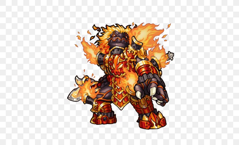 Monster Strike Surtr Giant Mobile Game, PNG, 500x500px, Monster Strike, Carnivoran, Fictional Character, Fire, Game Download Free
