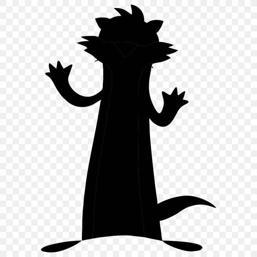 Cat Clip Art Character Silhouette Fiction, PNG, 1200x1200px, Cat, Blackandwhite, Character, Fiction, Fictional Character Download Free