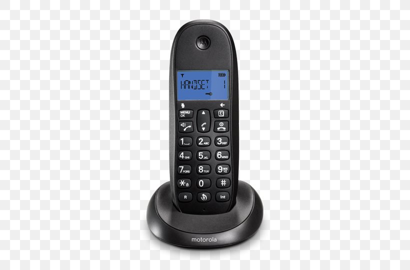 Cordless Telephone Digital Enhanced Cordless Telecommunications Home & Business Phones Motorola, PNG, 540x540px, Cordless Telephone, Answering Machine, Answering Machines, Caller Id, Electromagnetic Interference Download Free