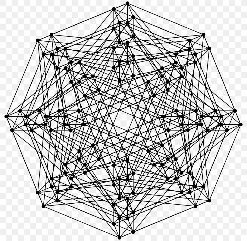 Hypercube Tesseract Point Square, PNG, 800x800px, Hypercube, Area, Black And White, Convex Polygon, Cube Download Free