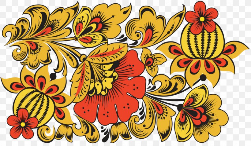 Khokhloma Художественная роспись Русские народные промыслы Ornament Russia, PNG, 1084x633px, Khokhloma, Art, Butterfly, Chrysanths, Decorative Arts Download Free