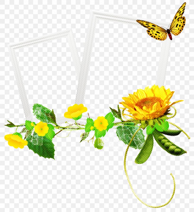 Watercolor Butterfly Background, PNG, 936x1024px, Watercolor Painting, Art, Butterfly, Common Sunflower, Cut Flowers Download Free