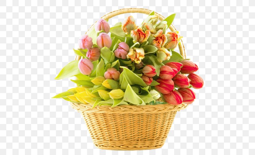 Basket Of Flowers Flower Bouquet, PNG, 500x500px, Watercolor, Cartoon, Flower, Frame, Heart Download Free