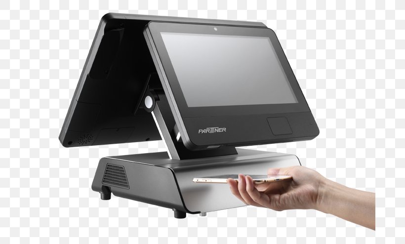 Point Of Sale Display Device Computer Hardware Electronic Visual Display, PNG, 700x494px, Point Of Sale, Computer, Computer Hardware, Computer Monitor Accessory, Computer Monitors Download Free