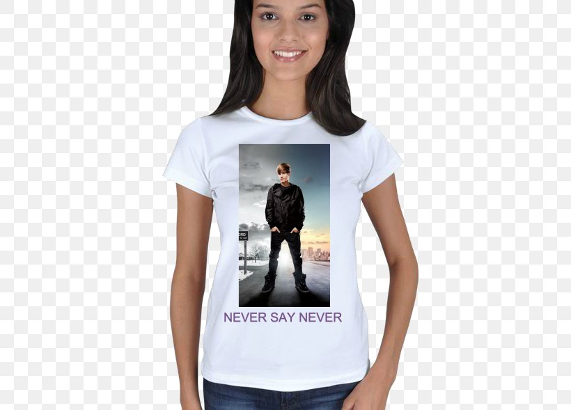 T-shirt Woman Never Let You Go Boyfriend Never Say Never (Single Version), PNG, 522x589px, Tshirt, Boyfriend, Clothing, Collar, Jeans Download Free
