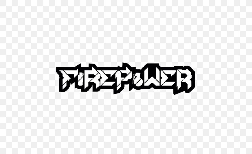Logo Brand T-shirt Firepower Records Copyright, PNG, 500x500px, Logo, All Rights Reserved, Black, Black And White, Brand Download Free
