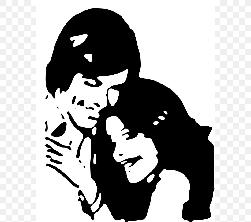 Love Couple Clip Art, PNG, 585x723px, Love, Art, Black And White, Couple, Emotion Download Free