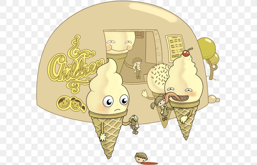 Ice Cream Cones Apple Pie Cartoons, PNG, 600x528px, Watercolor, Cartoon, Flower, Frame, Heart Download Free