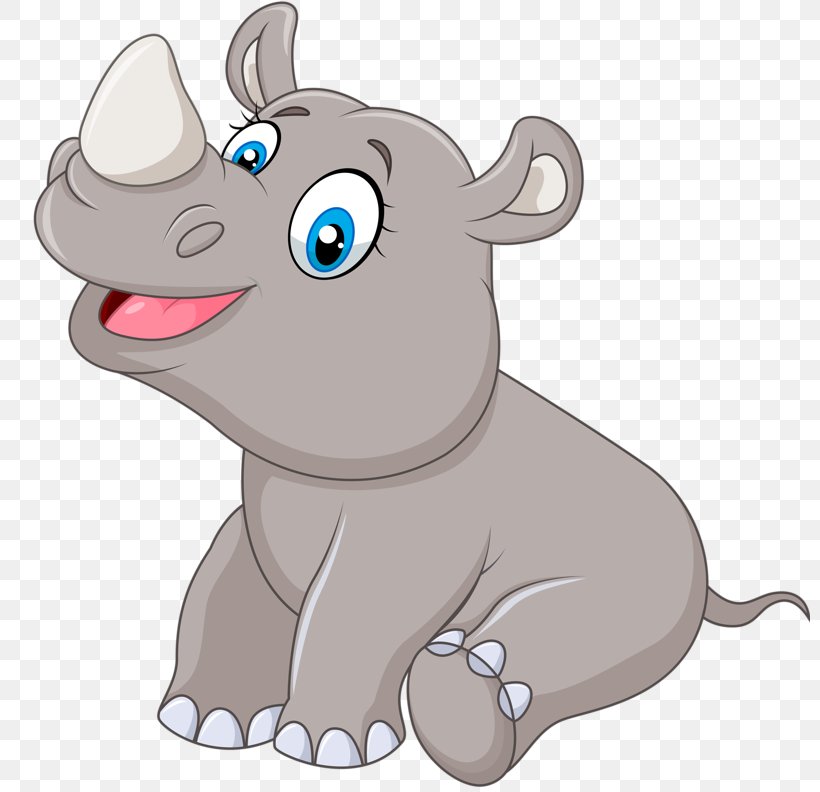 Rhinoceros Rhino! Rhino! Vector Graphics Clip Art Royalty-free, PNG, 800x792px, Rhinoceros, Animal Figure, Animation, Carnivoran, Cartoon Download Free
