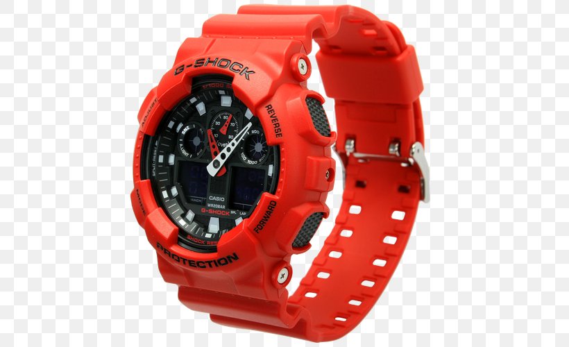 Watch G-Shock GA100 Clock Casio, PNG, 500x500px, Watch, Antimagnetic Watch, Blue, Bracelet, Brand Download Free