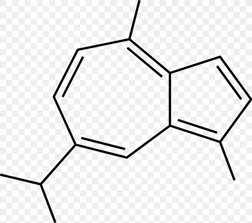 Guaiazulene Sesquiterpene Hydrocarbon Derivative, PNG, 1200x1063px, Azulene, Area, Bicyclic Molecule, Black, Black And White Download Free